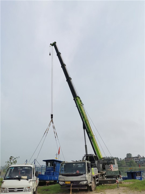 江门市桥梁建设吊装案例